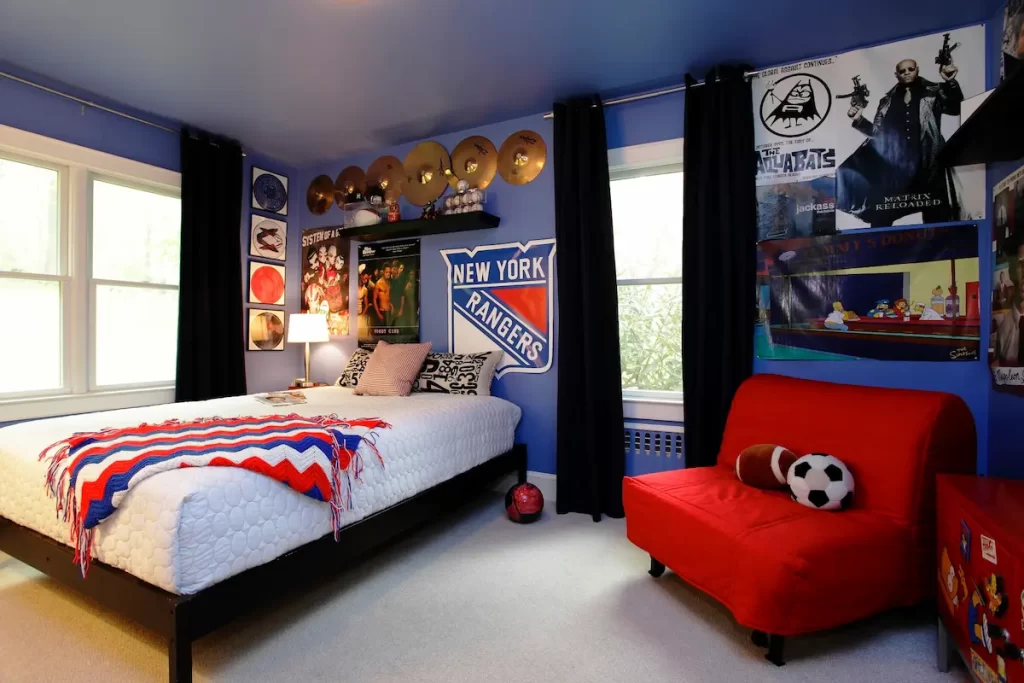 Sports-Themed Room